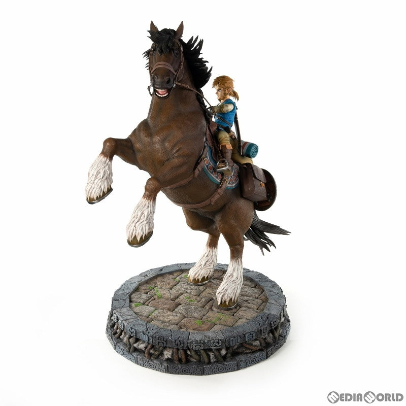 【新品即納】[FIG] リンク on ホース スタチュー ゼルダの伝説 ブレス オブ ザ ワイルド 完成品 フィギュア First 4 Figures(ファースト4フィギュア) (20230204)