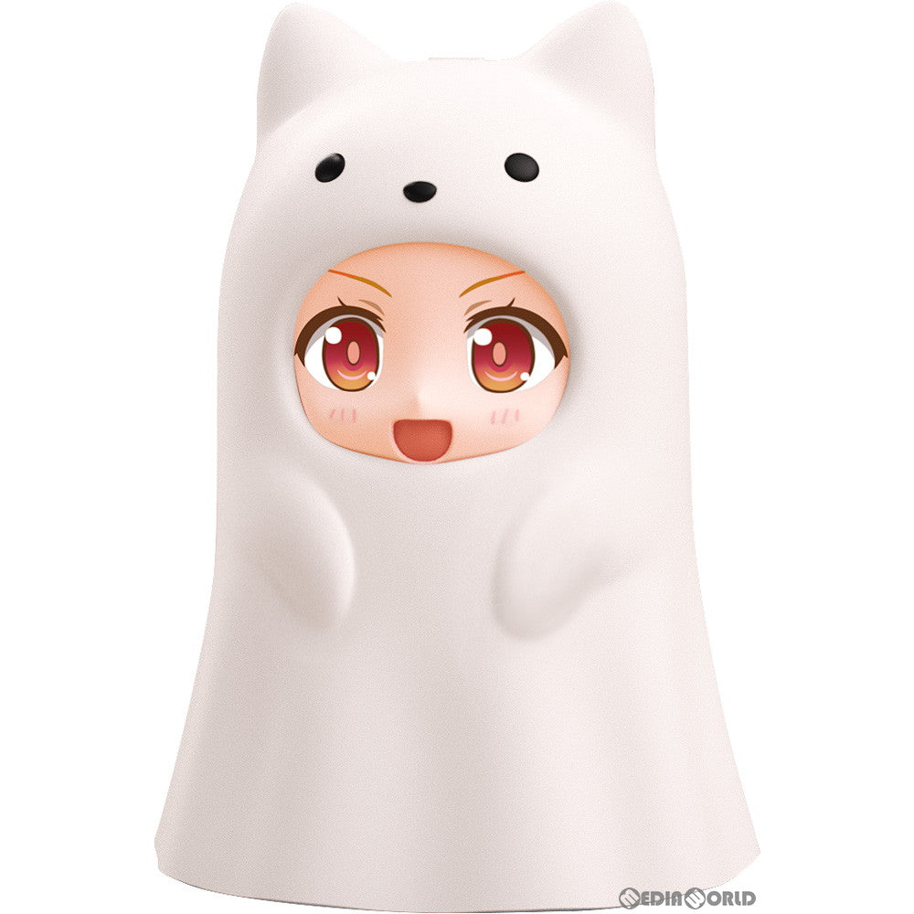 【新品】【お取り寄せ】[FIG] ねんどろいどもあ きぐるみフェイスパーツケース おばけねこ(しろ) フィギュア用アクセサリ グッドスマイルカンパニー(20230413)