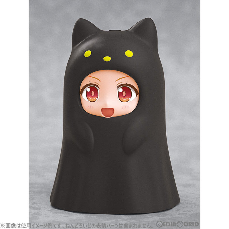 【新品即納】[FIG]ねんどろいどもあ きぐるみフェイスパーツケース おばけねこ(くろ) フィギュア用アクセサリ グッドスマイルカンパニー(20230413)