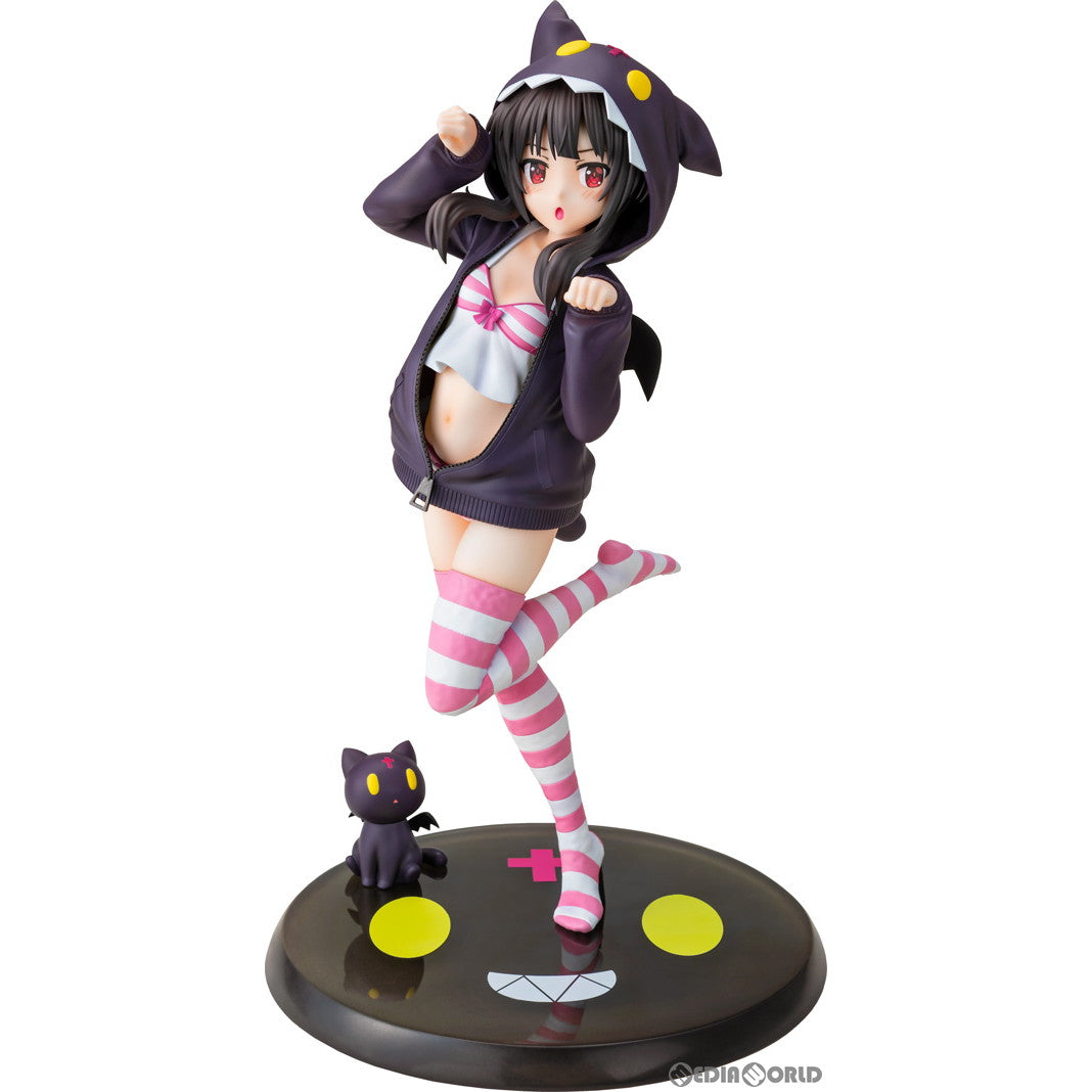 【新品即納】[FIG] CAworks めぐみん フード☆るっく ちょむすけver. 通常版 アニメ 『この素晴らしい世界に祝福を!』 1/7 完成品 フィギュア KADOKAWA(カドカワ) (20230330)