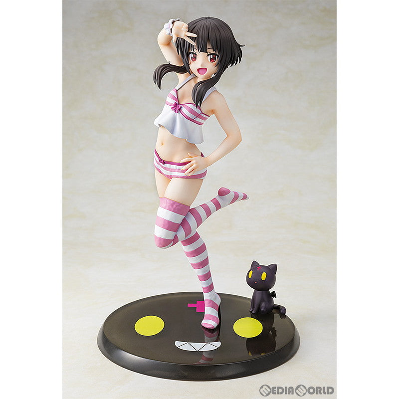 【新品即納】[FIG] CAworks めぐみん フード☆るっく ちょむすけver. 通常版 アニメ 『この素晴らしい世界に祝福を!』 1/7 完成品 フィギュア KADOKAWA(カドカワ) (20230330)