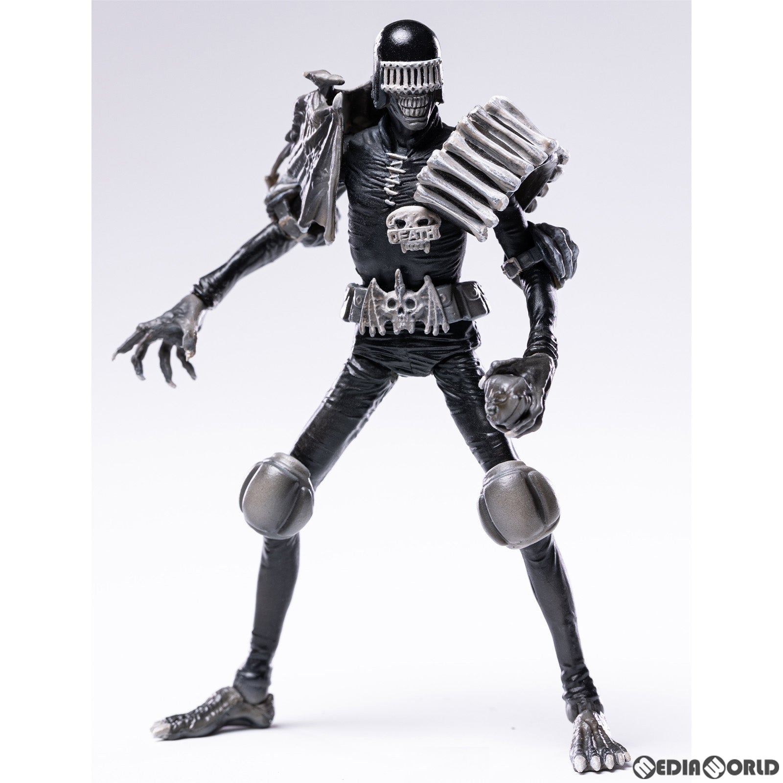 【新品即納】[FIG] エクスクイジット ミニ ジャッジデス ブラック&ホワイト ジャッジドレッド 1/18 アクションフィギュア(EMJ0201) ハイヤトイズ(20230531)