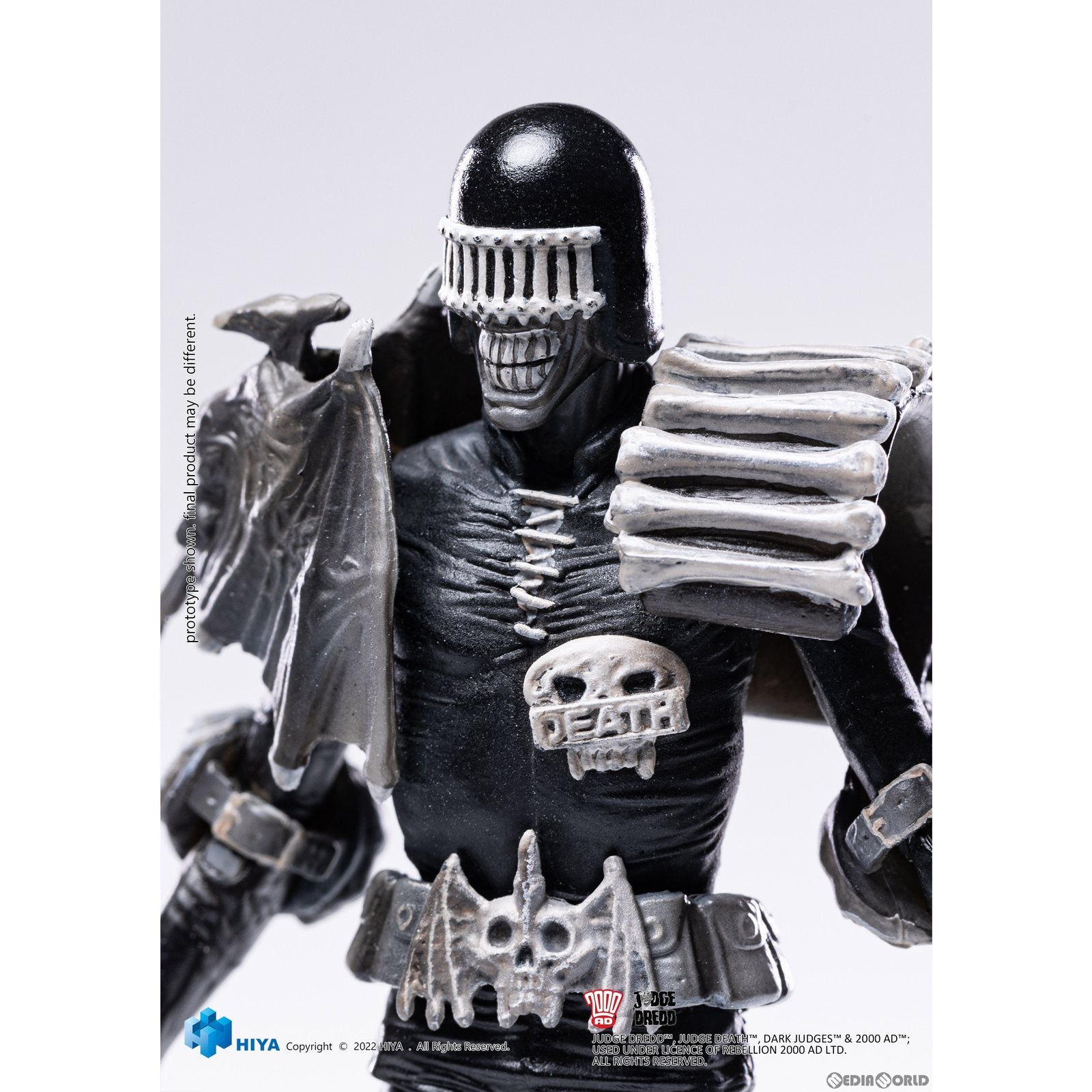 【新品即納】[FIG] エクスクイジット ミニ ジャッジデス ブラック&ホワイト ジャッジドレッド 1/18 アクションフィギュア(EMJ0201) ハイヤトイズ(20230531)