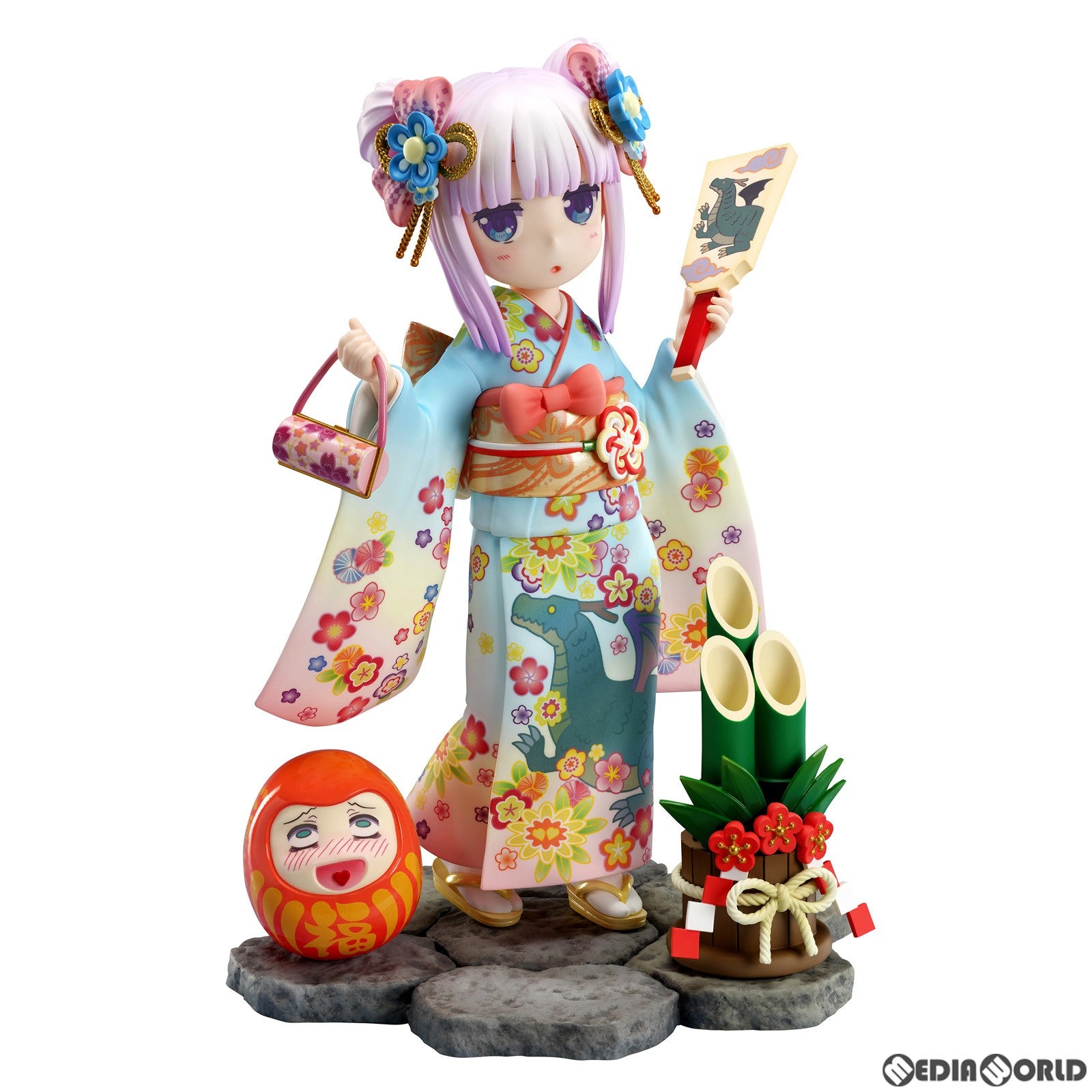 【新品即納】[FIG] (再販) カンナ -晴レ着- 小林さんちのメイドラゴン 1/7 完成品 フィギュア(AMU-FNX887) フリュー(2023年3月)