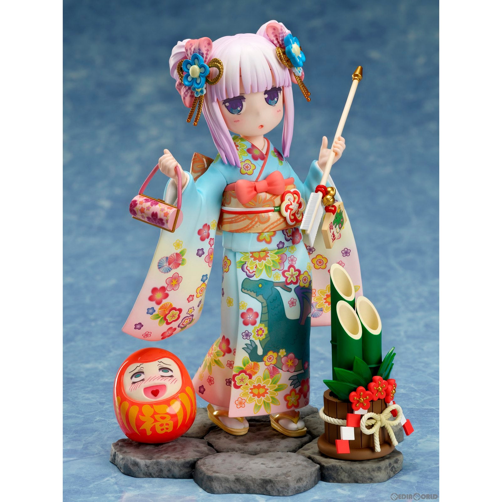 【新品即納】[FIG] (再販) カンナ -晴レ着- 小林さんちのメイドラゴン 1/7 完成品 フィギュア(AMU-FNX887) フリュー(2023年3月)