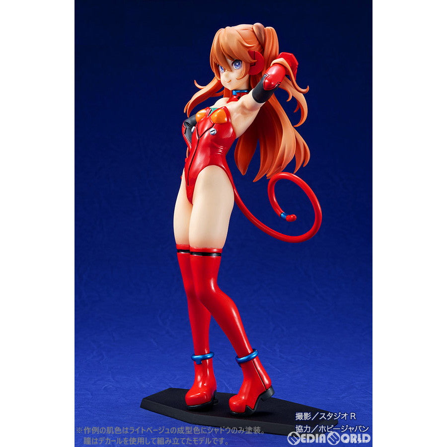 【新品即納】[FIG] (再販) エヴァンゲリオンぐりむろっく!PLUS アスカ 成形色ライトベージュ 1/8 レジンキャスト製組立キット フィギュア RCベルグ(20221228)