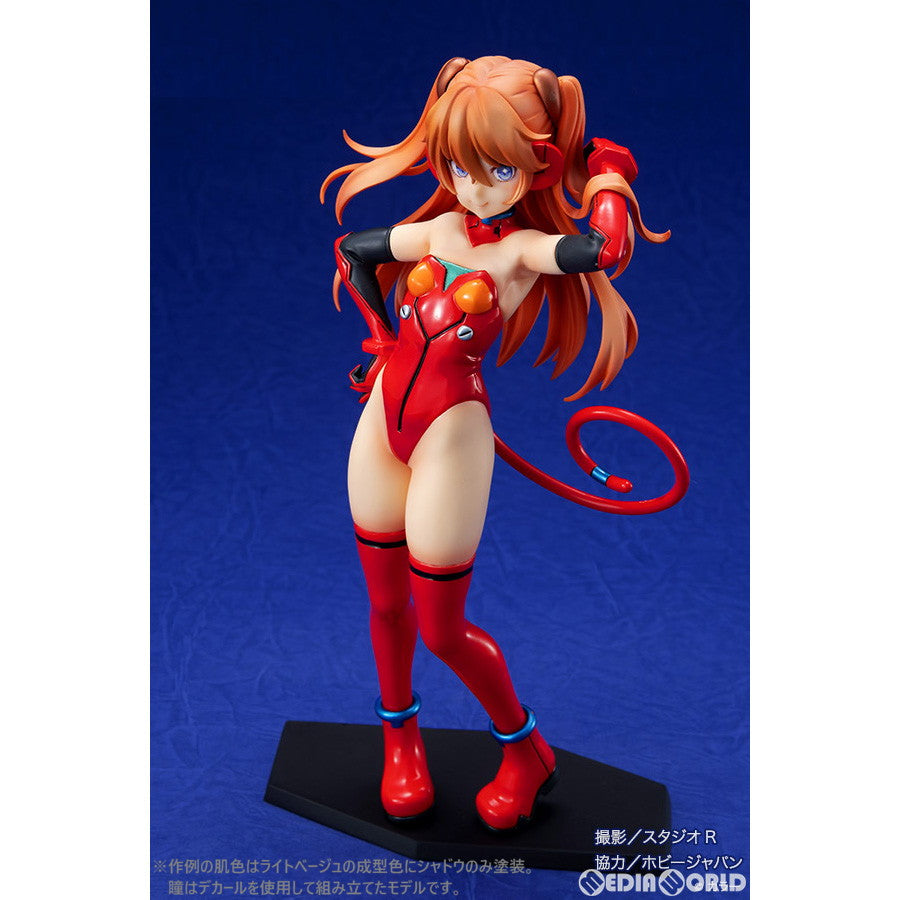 【新品即納】[FIG] (再販) エヴァンゲリオンぐりむろっく!PLUS アスカ 成形色ライトベージュ 1/8 レジンキャスト製組立キット フィギュア RCベルグ(20221228)
