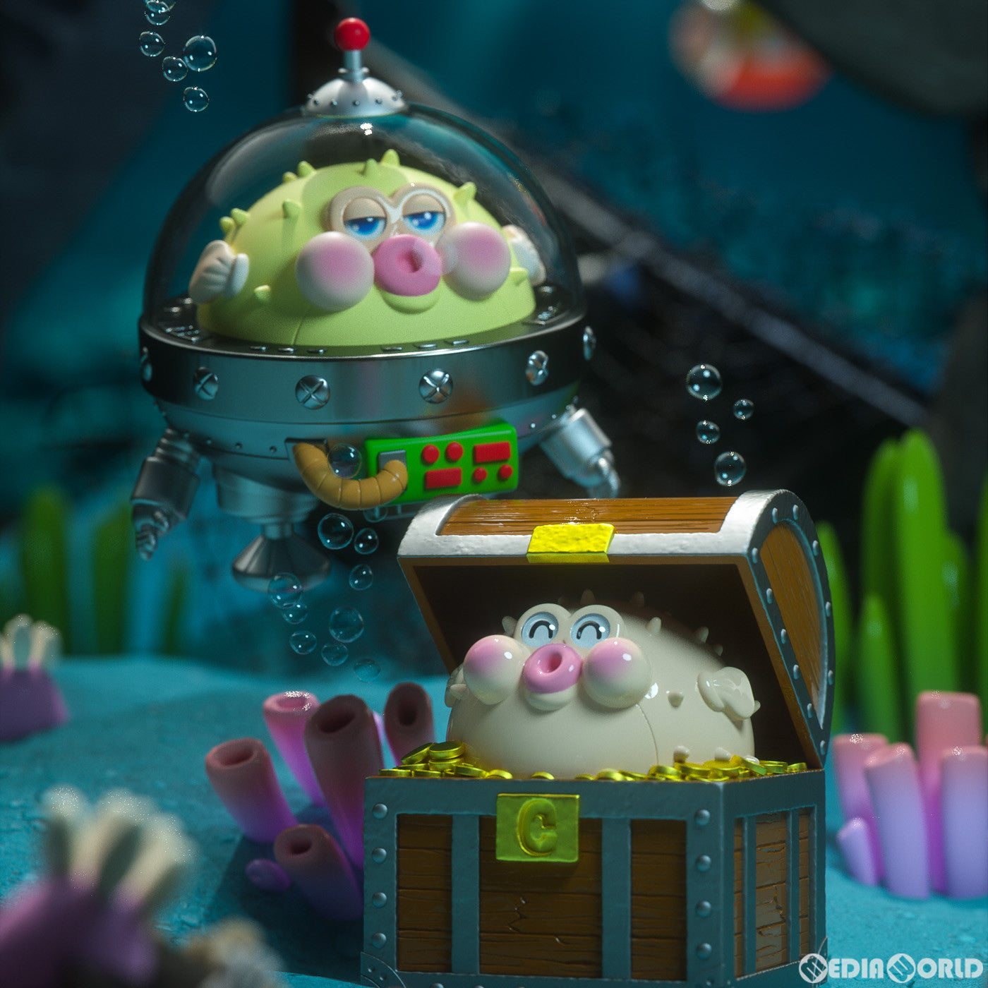【新品即納】[BOX][FIG] CHUBBYPOPO オーシャンシリーズ TRADITION Ver. トレーディングフィギュア(9個) HIDDEN WOOO(20221029)