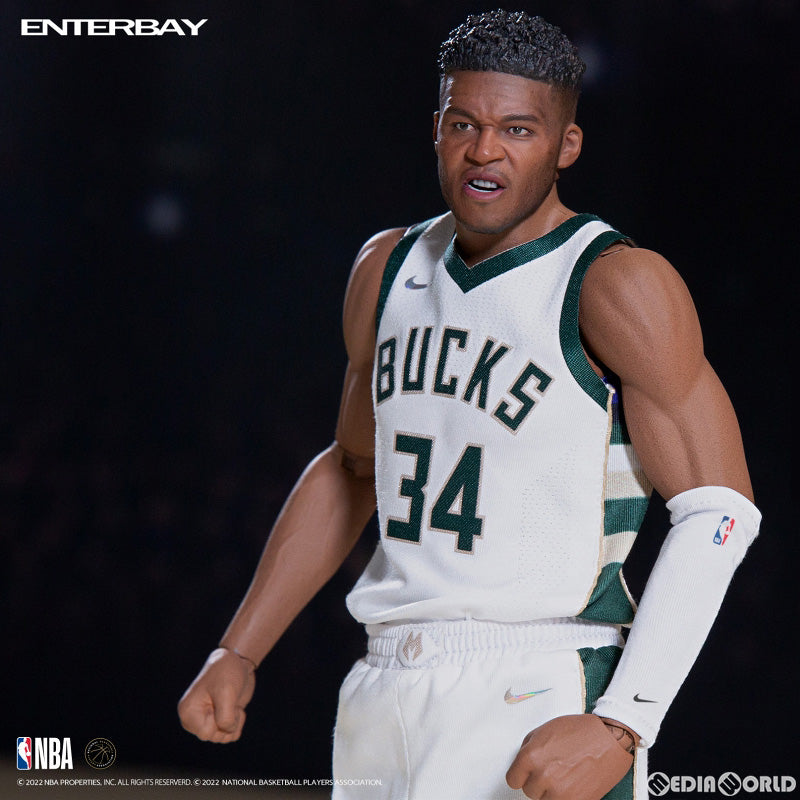 【新品即納】[FIG] リアルマスターピース NBAコレクション ヤニス・アデトクンボ 1/6 コレクティブル フィギュア 完成品 可動フィギュア エンターベイ(20230121)