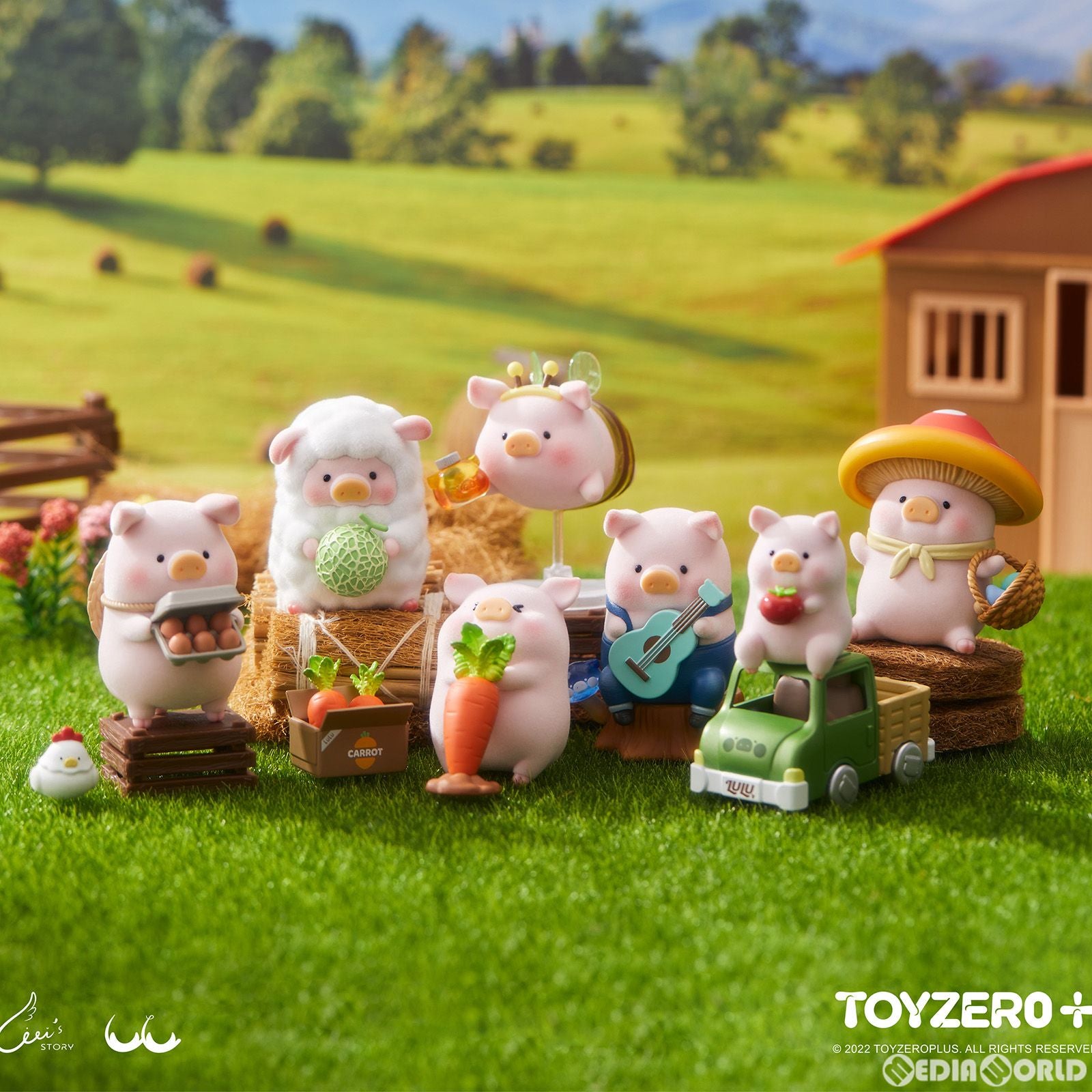 【新品即納】[BOX][FIG] TOYZEROPLUS×CICI'S STORY 子豚LULU マイスイートファームガーデン トレーディングフィギュア(6個) TOYZEROPLUS(トイゼロプラス) (20221118)