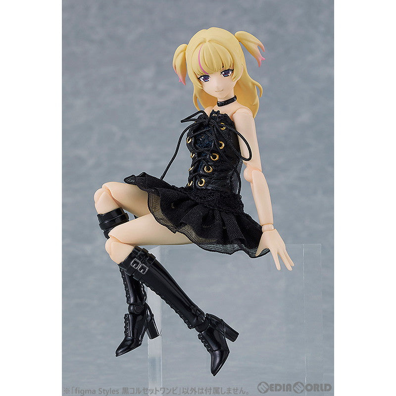 【新品即納】[FIG] figma Styles(フィグマ スタイルズ) 黒コルセットワンピ フィギュア用アクセサリ マックスファクトリー(20230629)