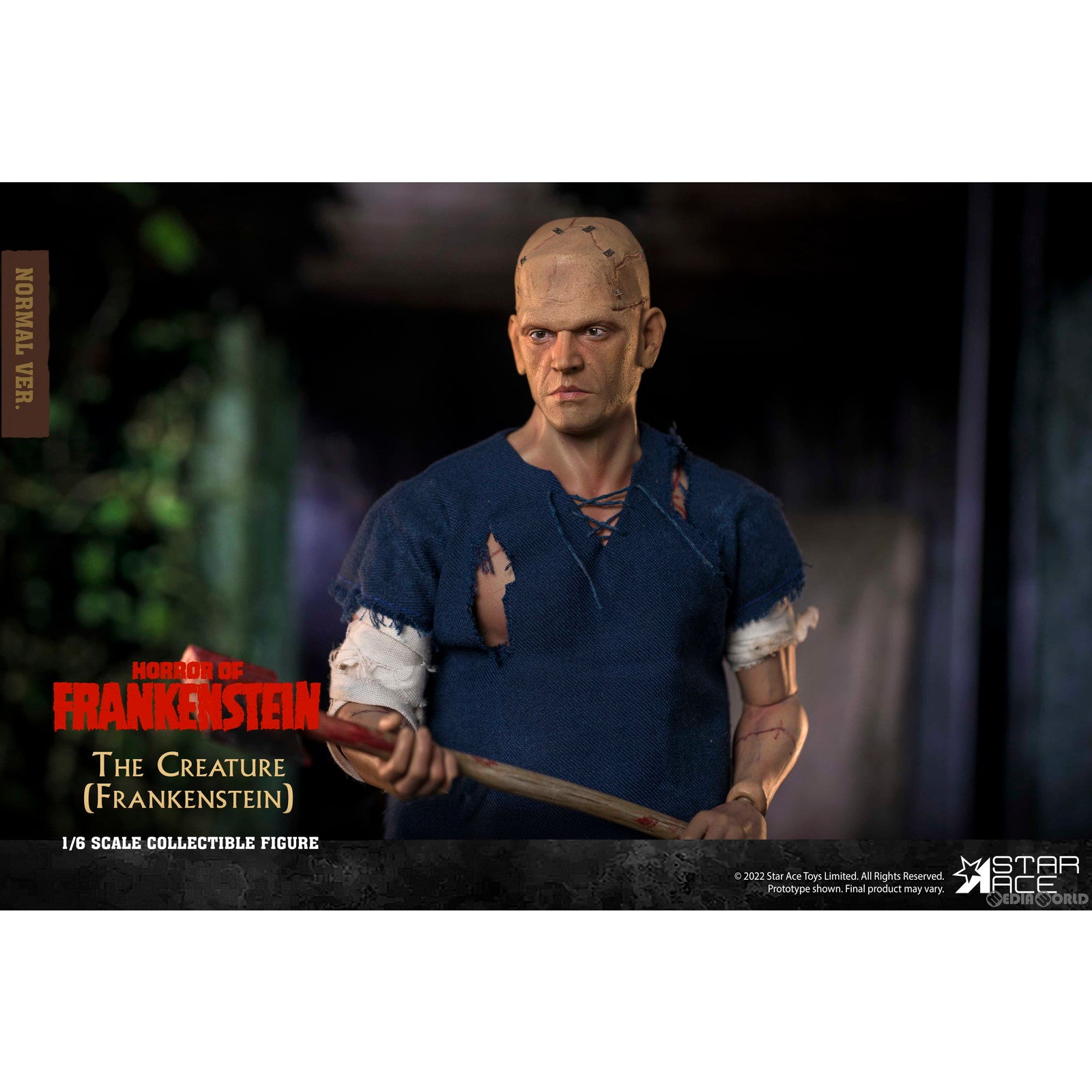 【新品即納】[FIG] フランケンシュタイン The Horror of Frankenstein(フランケンシュタインの恐怖) 1/6 コレクタブルアクションフィギュア スターエーストイズ/エクスプラス(20230331)