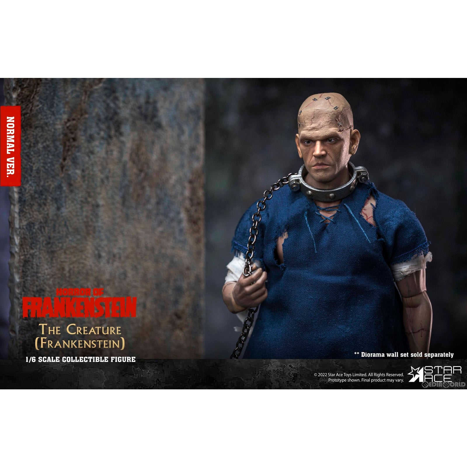 【新品即納】[FIG] フランケンシュタイン The Horror of Frankenstein(フランケンシュタインの恐怖) 1/6 コレクタブルアクションフィギュア スターエーストイズ/エクスプラス(20230331)