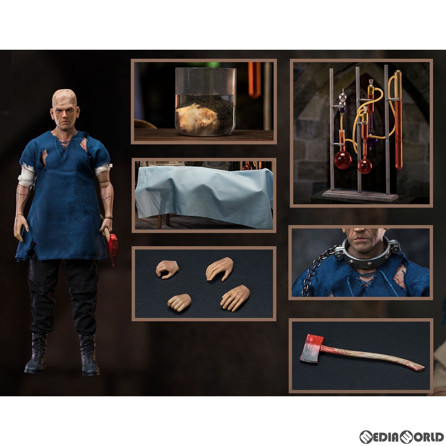【新品即納】[FIG] フランケンシュタイン デラックスVer. The Horror of Frankenstein(フランケンシュタインの恐怖) 1/6 コレクタブルアクションフィギュア スターエーストイズ/エクスプラス(20230331)