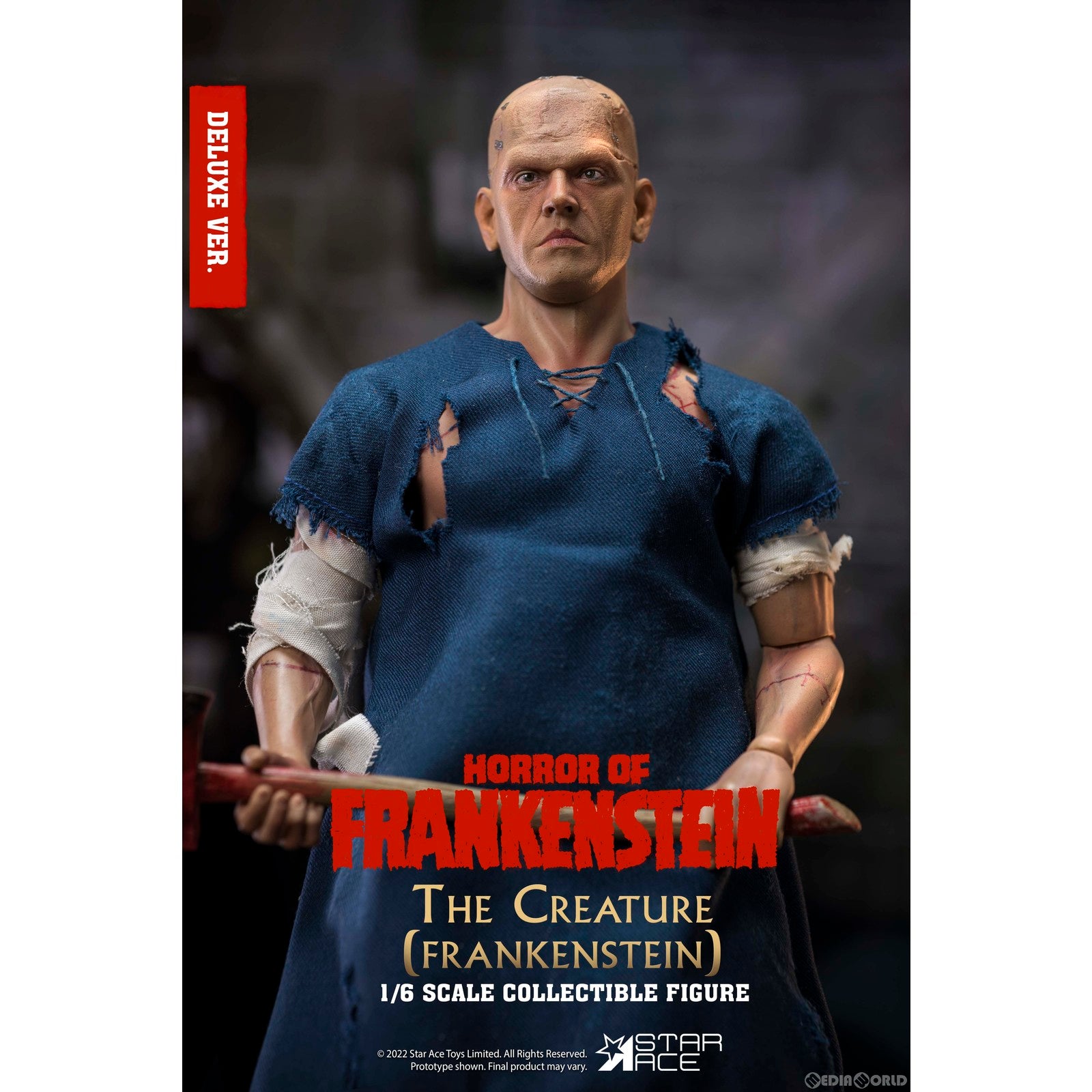【新品即納】[FIG] フランケンシュタイン デラックスVer. The Horror of Frankenstein(フランケンシュタインの恐怖) 1/6 コレクタブルアクションフィギュア スターエーストイズ/エクスプラス(20230331)