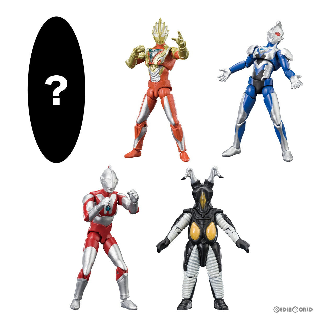 【新品即納】[BOX][FIG] (食玩) 超動αウルトラマン4 可動フィギュア(10個) バンダイ(20230220)