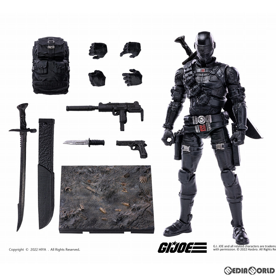 【新品即納】[FIG] エクスクイジット ミニ スネークアイズ G.I.Joe(G.I.ジョー) 1/18 アクションフィギュア(EMG0121) ハイヤトイズ(20230531)