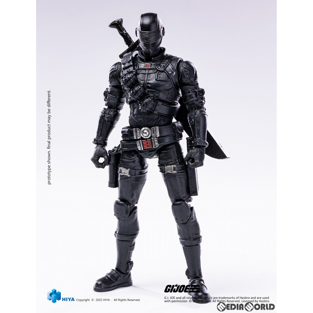 【新品即納】[FIG] エクスクイジット ミニ スネークアイズ G.I.Joe(G.I.ジョー) 1/18 アクションフィギュア(EMG0121) ハイヤトイズ(20230531)