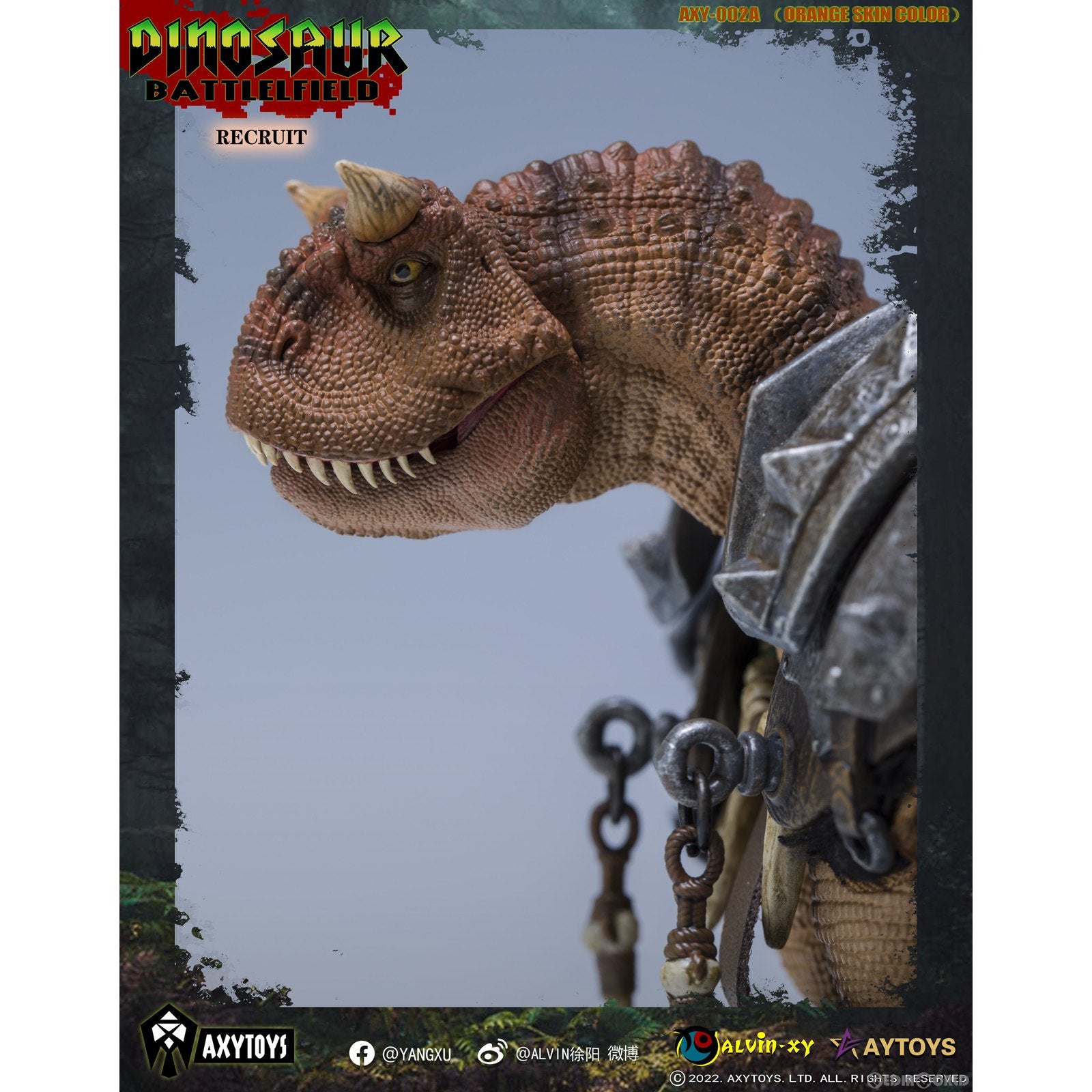 【新品即納】[FIG] ダイナソー・バトルフィールド 新兵(オレンジ) 1/12 完成品 可動フィギュア(AXY002A) AXYTOYS(20230121)