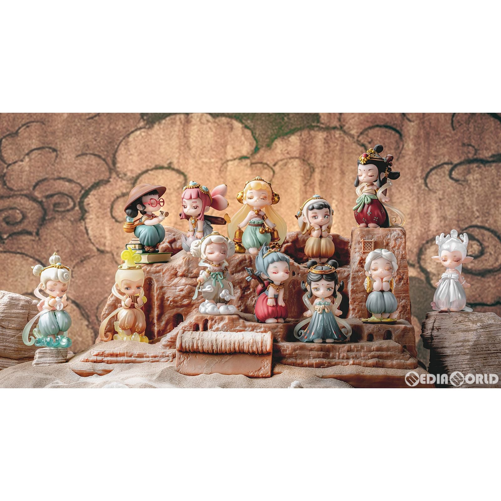【新品即納】[BOX][FIG] アロマのお姫様 敦煌伎楽(とんこうぎらく) ブラインドボックス トレーディングフィギュア(10個) MELETE Works(メレテワークス) (20221120)