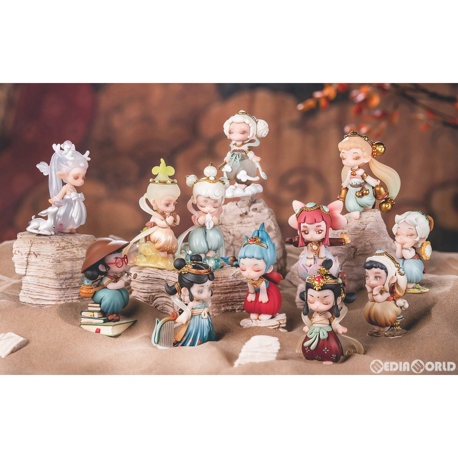 【新品即納】[BOX][FIG] アロマのお姫様 敦煌伎楽(とんこうぎらく) ブラインドボックス トレーディングフィギュア(10個) MELETE Works(メレテワークス) (20221120)