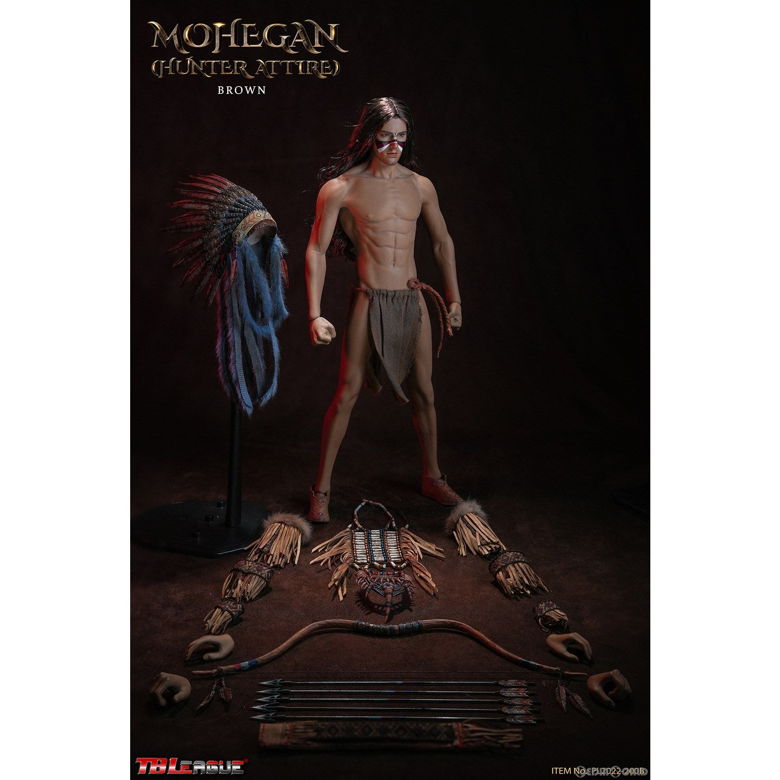 【新品即納】[FIG] モヒガン ハンター アタイア ブラウン 1/6 アクションフィギュア(PL2022-200B) TBリーグ(20230325)