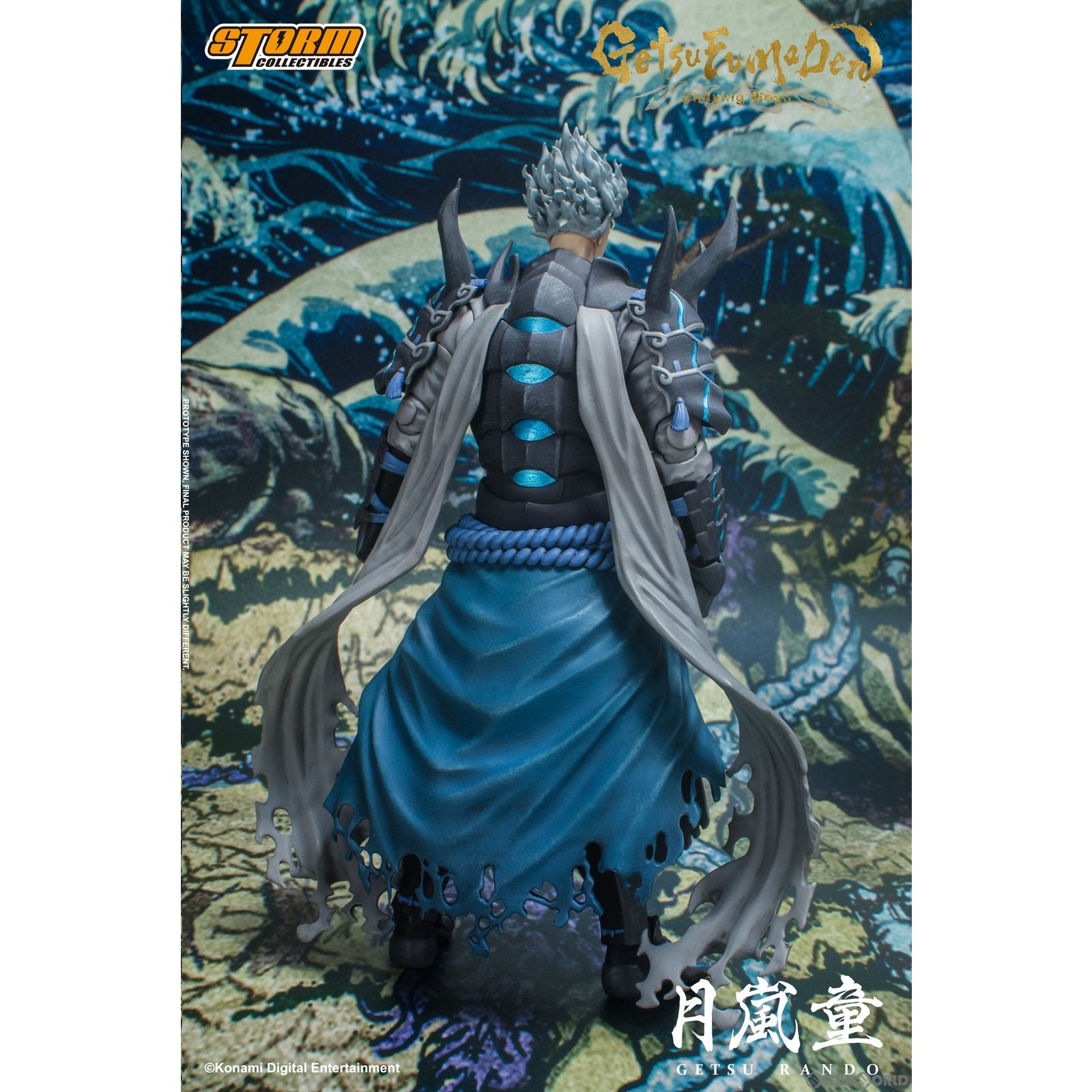 【新品即納】[FIG] 月嵐童(げつらんどう) GetsuFumaDen: Undying Moon(ゲツフウマデン アンダイング ムーン) アクションフィギュア(GFUD02) ストームコレクティブルズ(20230531)