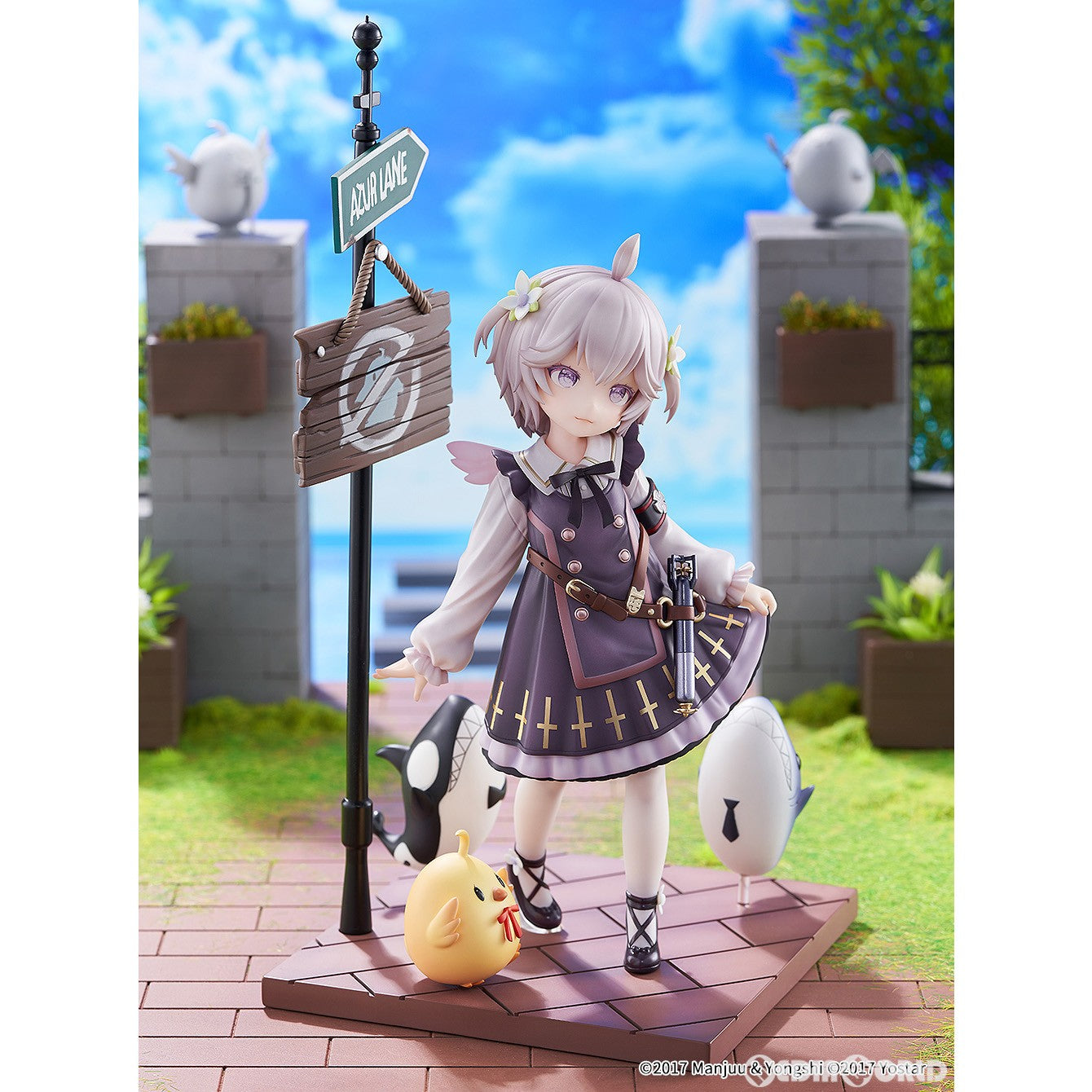 【新品即納】[FIG] U-110 潜水鮫のカワイイ夢 アズールレーン 1/7 完成品 フィギュア RIBOSE(核糖文化) (20230414)