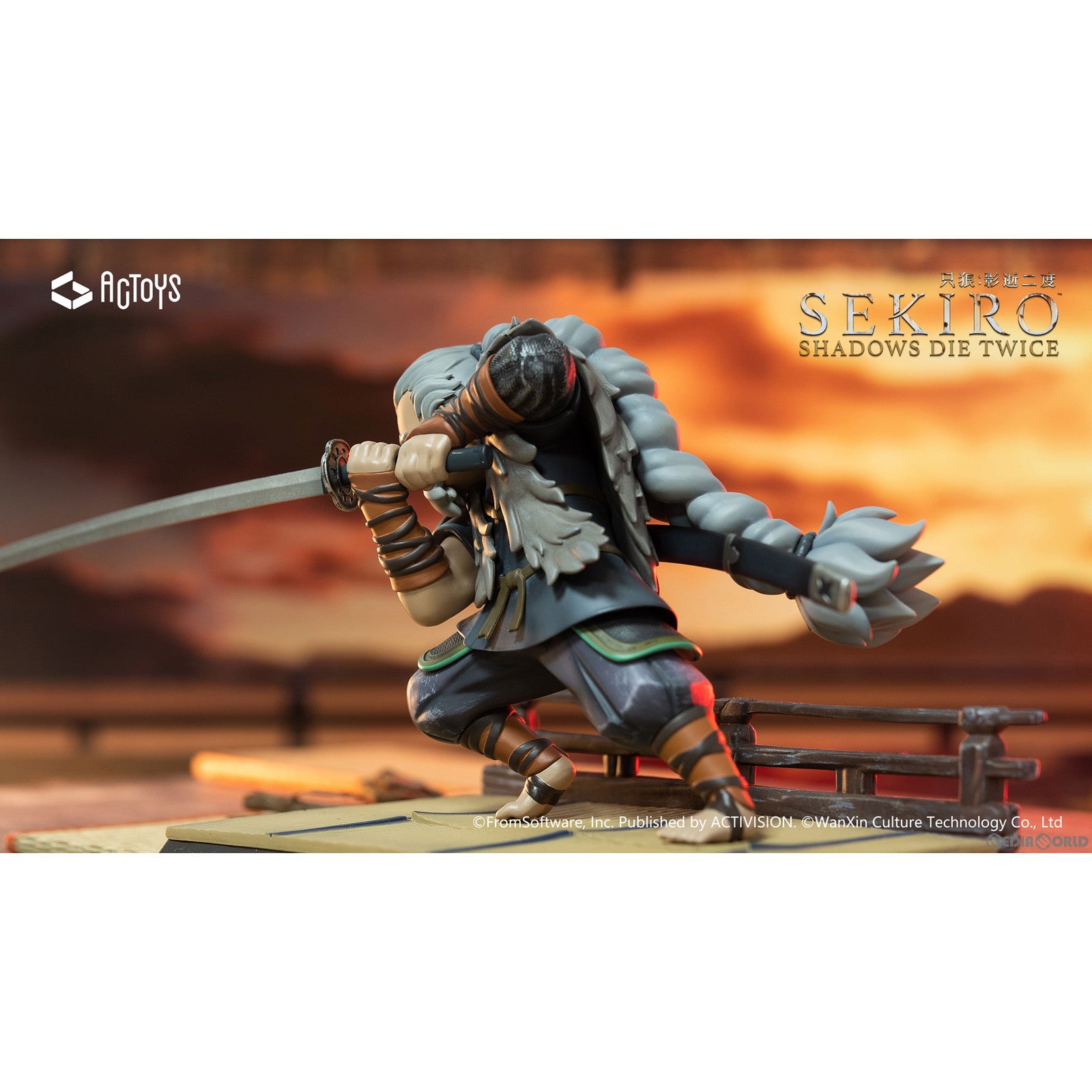 【新品即納】[FIG] 大忍び 梟(ふくろう) SEKIRO: SHADOWS DIE TWICE(セキロ シャドウズ ダイ トゥワイス) 完成品 デフォルメフィギュア 絵梦(エモン) トイズ(EMONTOYS) /ACTOYS(エーシートイズ) (20230331)