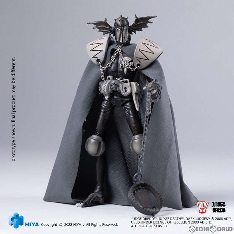 【新品即納】[FIG] エクスクイジット ミニ ジャッジフィアー ブラック&ホワイト ジャッジドレッド 1/18 アクションフィギュア(EMJ0204) ハイヤトイズ(20230531)