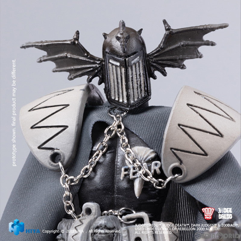 【新品即納】[FIG] エクスクイジット ミニ ジャッジフィアー ブラック&ホワイト ジャッジドレッド 1/18 アクションフィギュア(EMJ0204) ハイヤトイズ(20230531)