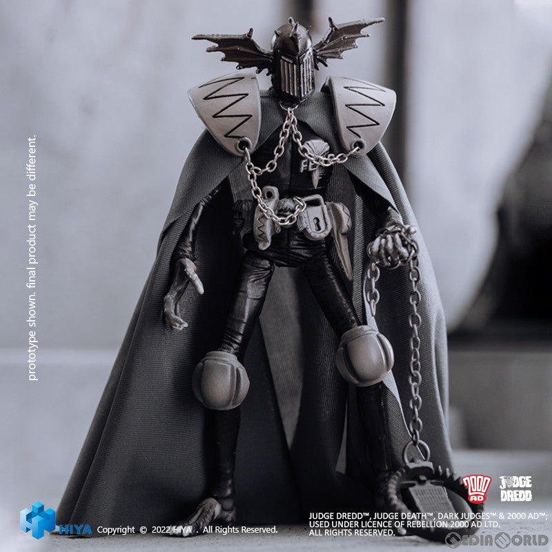 【新品即納】[FIG] エクスクイジット ミニ ジャッジフィアー ブラック&ホワイト ジャッジドレッド 1/18 アクションフィギュア(EMJ0204) ハイヤトイズ(20230531)