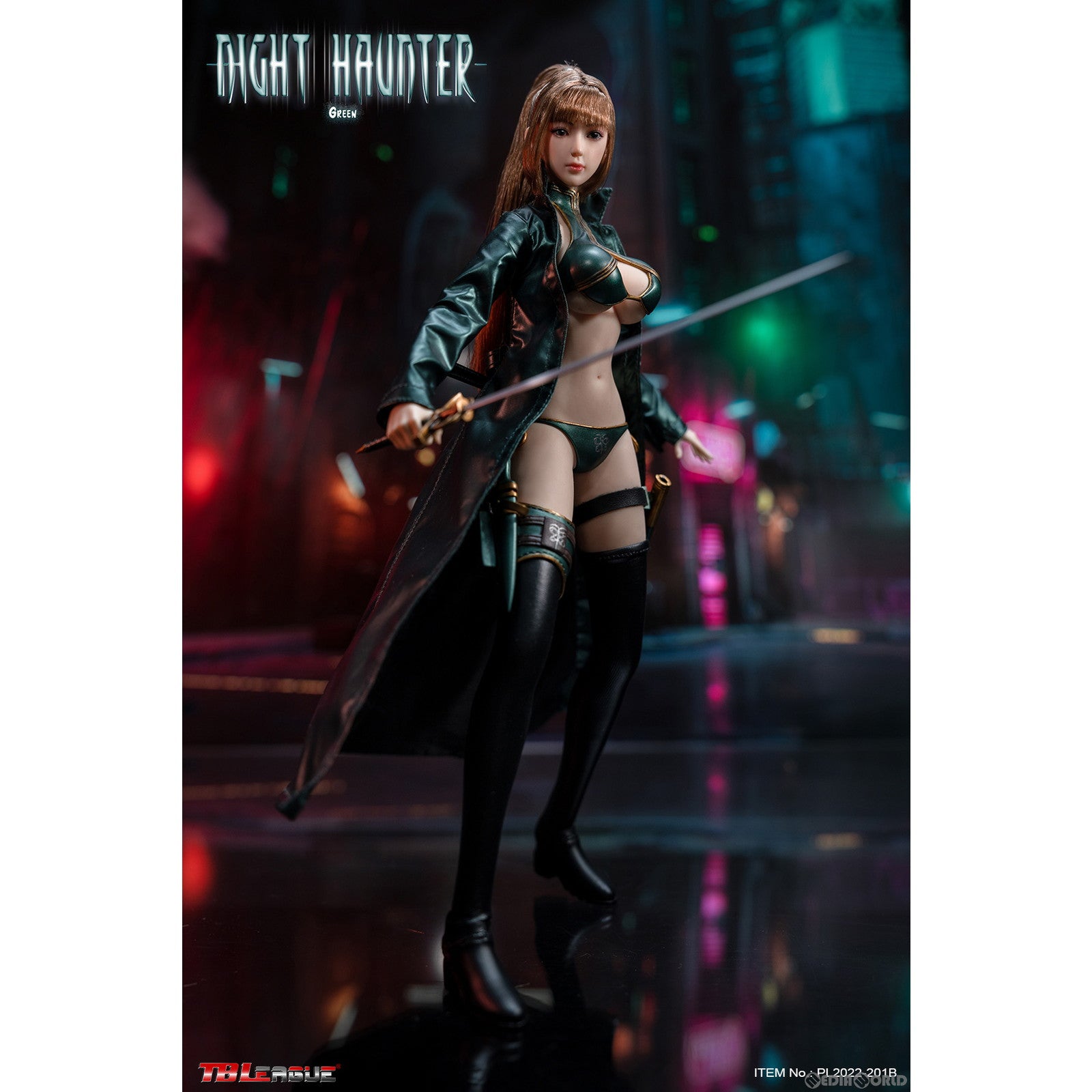 【新品即納】[FIG] ナイト ハンター グリーン 1/6 アクションフィギュア(PL2022-201B) TBリーグ(20230325)
