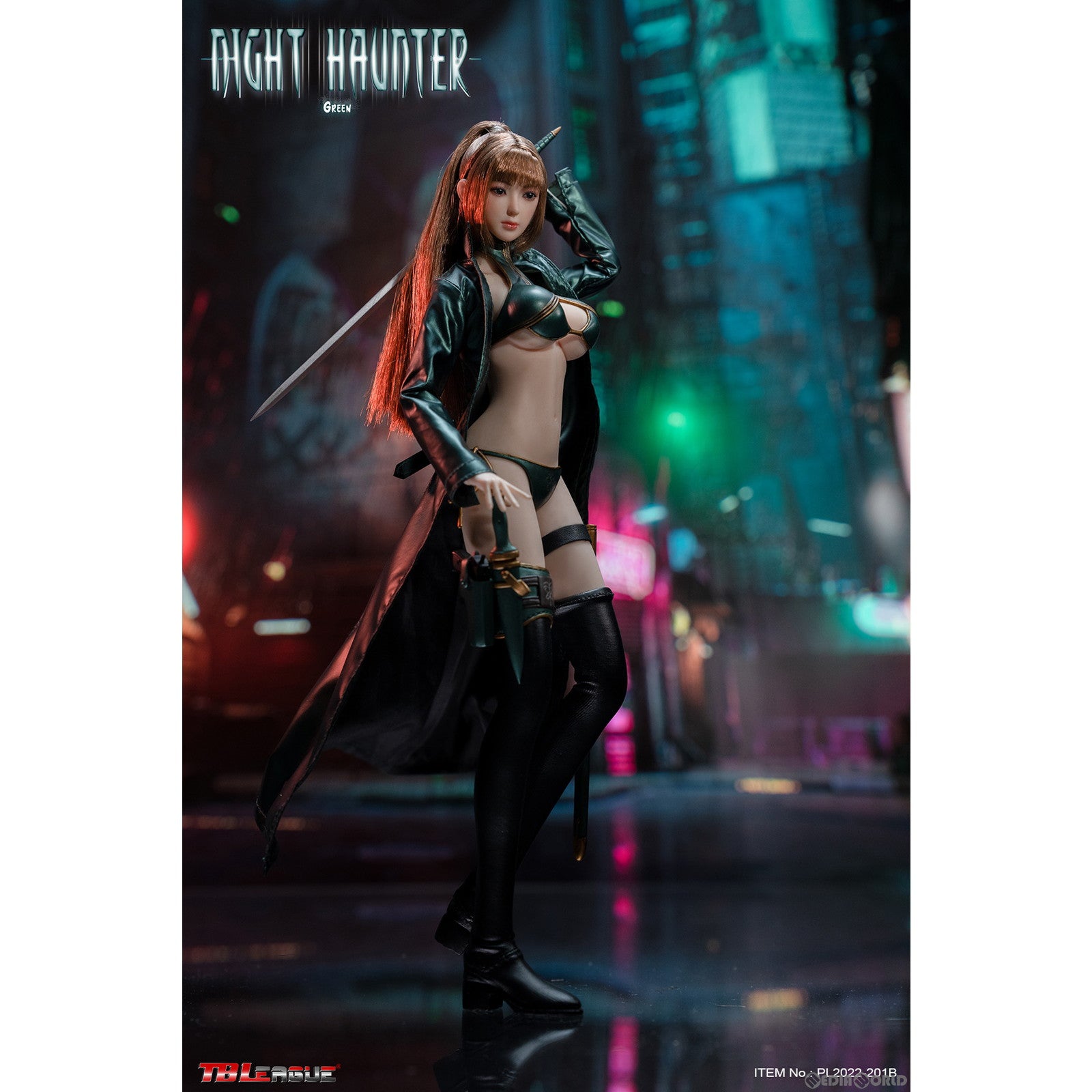 【新品即納】[FIG] ナイト ハンター グリーン 1/6 アクションフィギュア(PL2022-201B) TBリーグ(20230325)