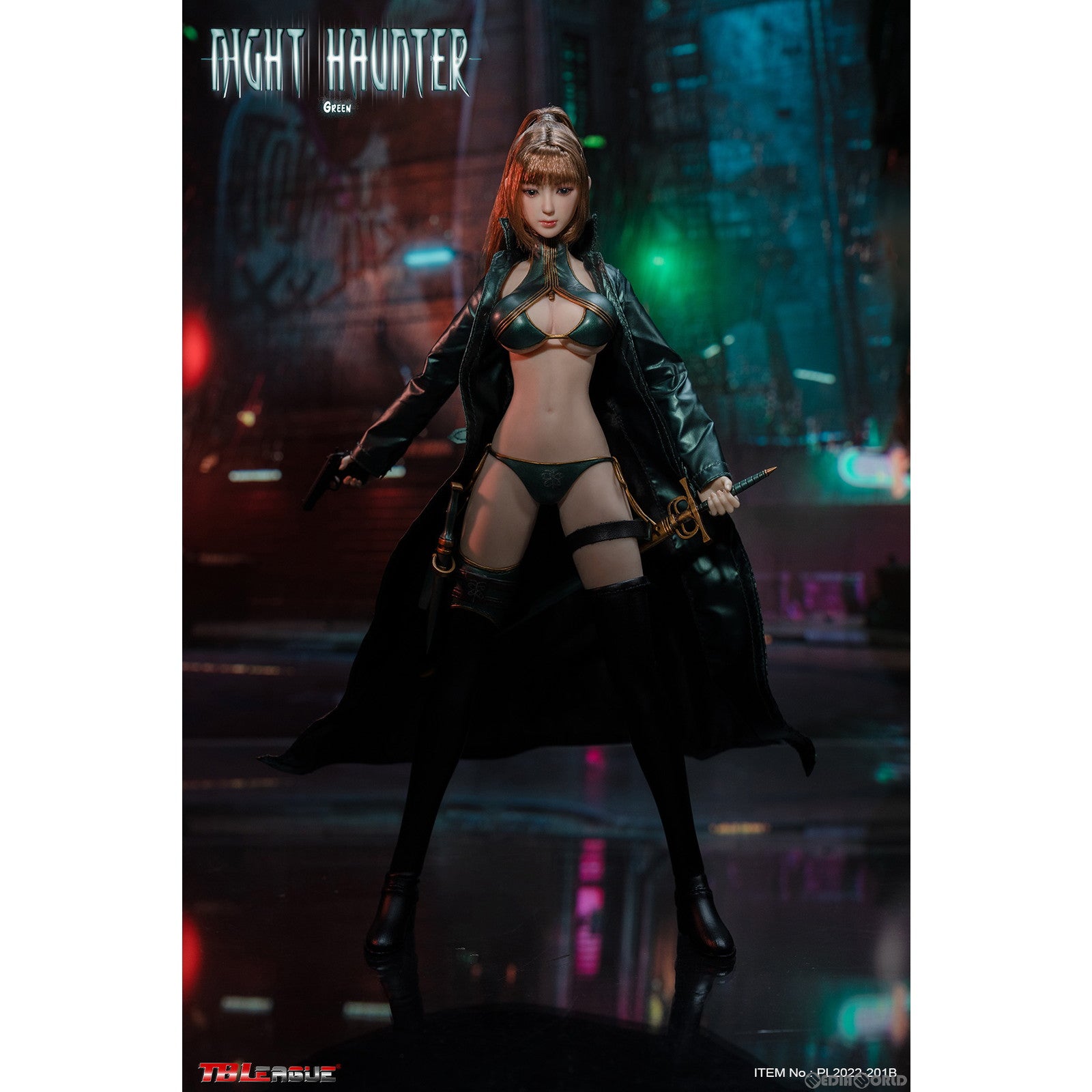 【新品即納】[FIG] ナイト ハンター グリーン 1/6 アクションフィギュア(PL2022-201B) TBリーグ(20230325)