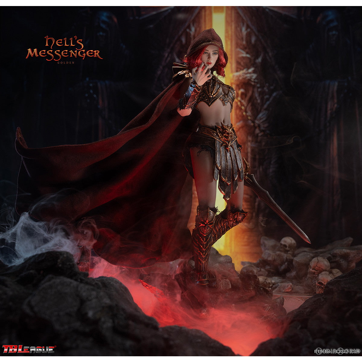 【新品即納】[FIG] ヘルズ メッセンジャー ゴールデン 1/6 アクションフィギュア(PL2022-202A) TBリーグ(20230531)