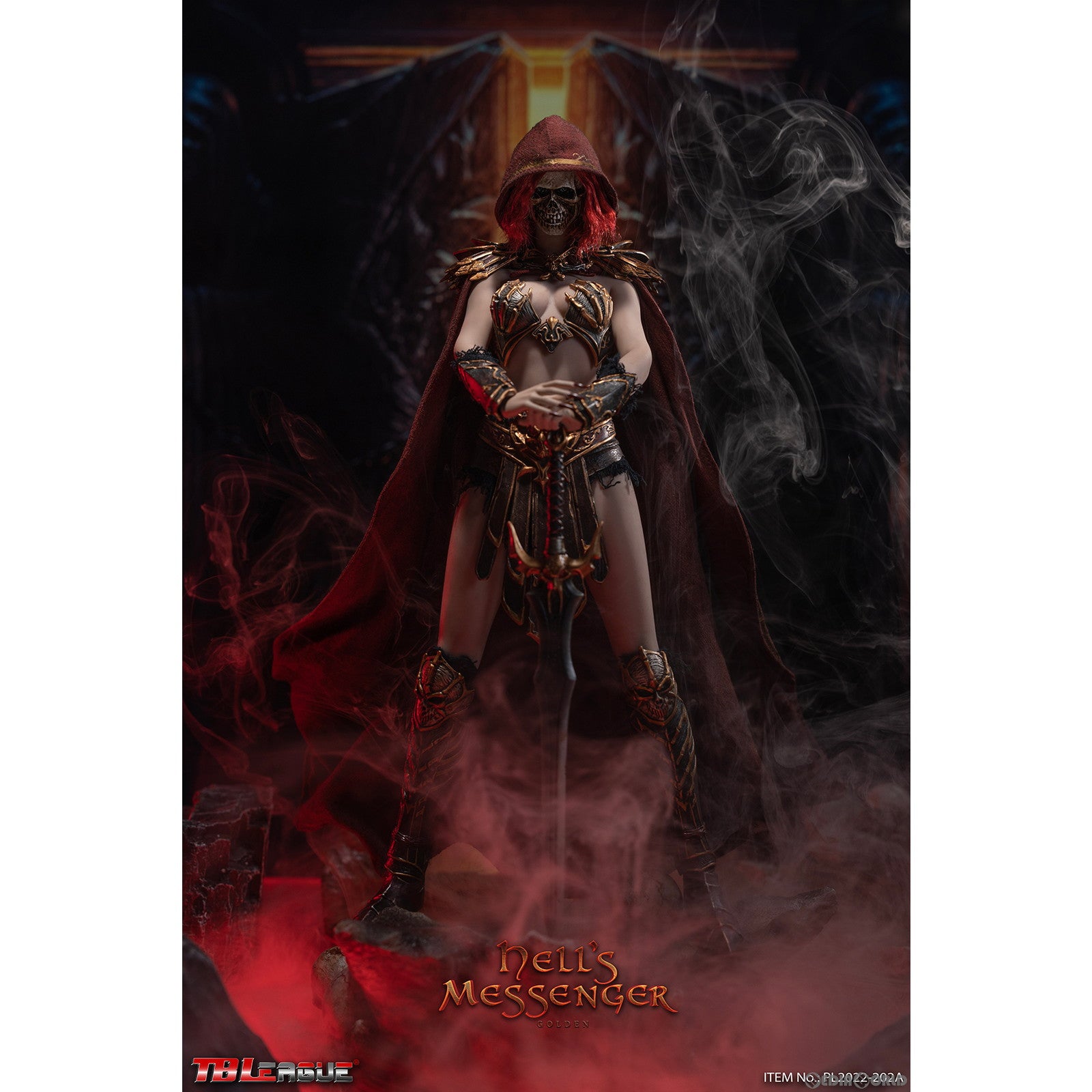 【新品即納】[FIG] ヘルズ メッセンジャー ゴールデン 1/6 アクションフィギュア(PL2022-202A) TBリーグ(20230531)