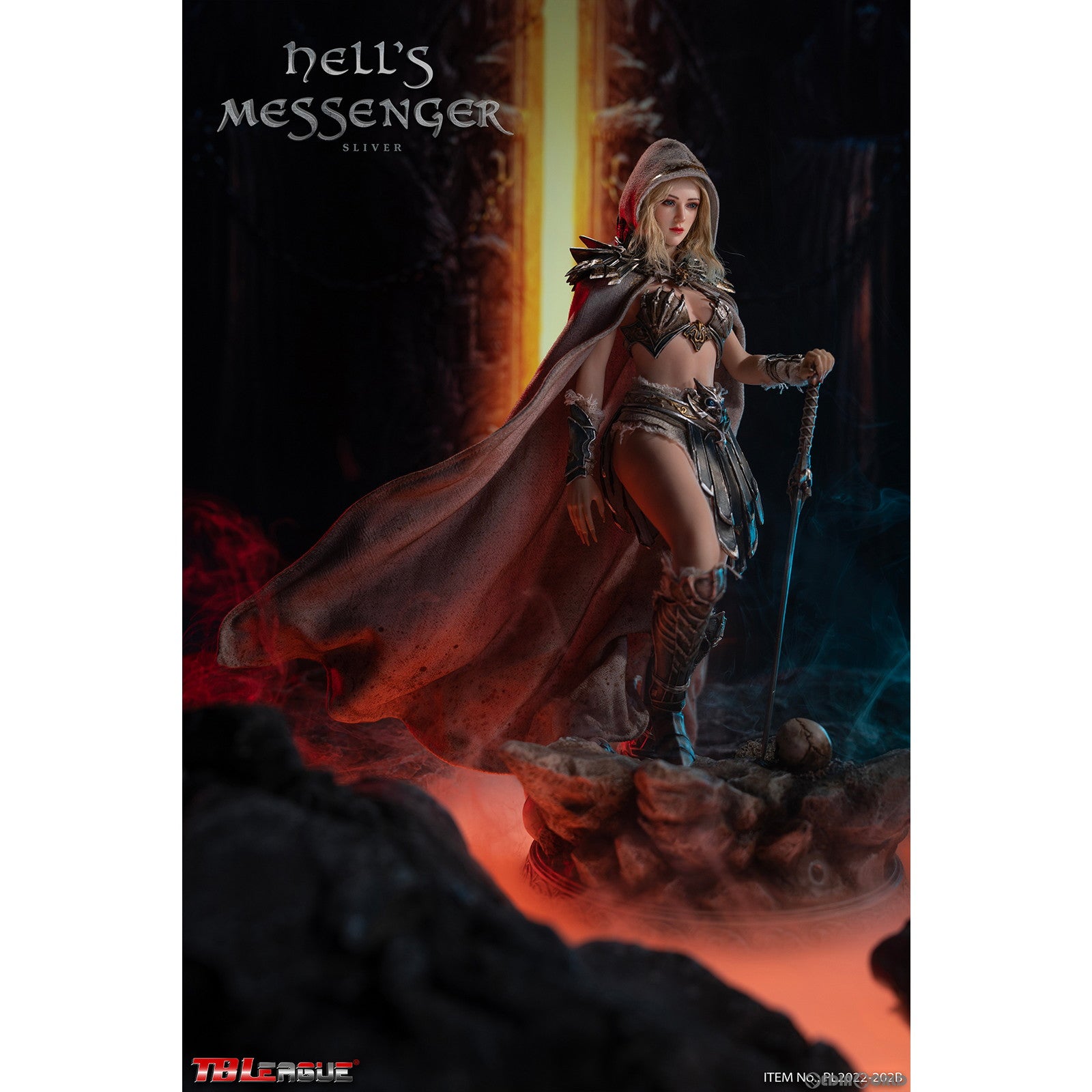【新品即納】[FIG] ヘルズ メッセンジャー シルバー 1/6 アクションフィギュア(PL2022-202B) TBリーグ(20230531)