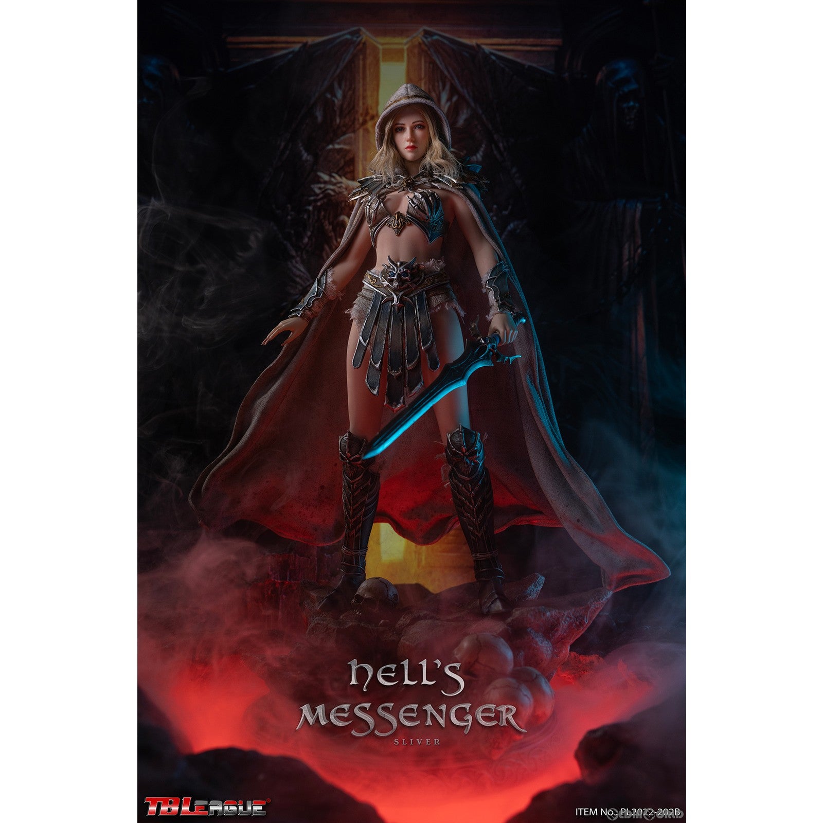 【新品即納】[FIG] ヘルズ メッセンジャー シルバー 1/6 アクションフィギュア(PL2022-202B) TBリーグ(20230531)