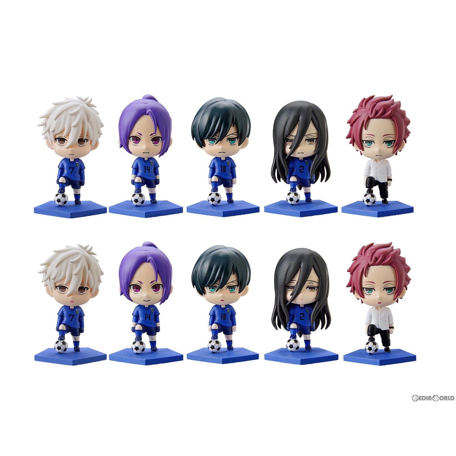 【新品即納】[BOX][FIG] ブルーロック トレーディングミニフィギュア vol.2(10個) ファニーナイツ(アオシマ) (20230319)