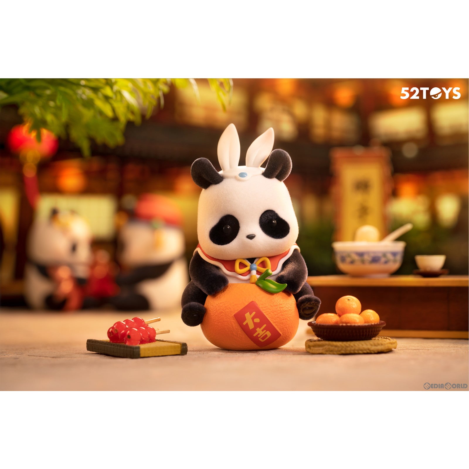 【新品即納】[BOX][FIG] BLINDBOX PANDA ROLL(パンダ ロール) ラッキーニューイヤーシリーズ トレーディングフィギュア(4個) 52Toys(20210314)