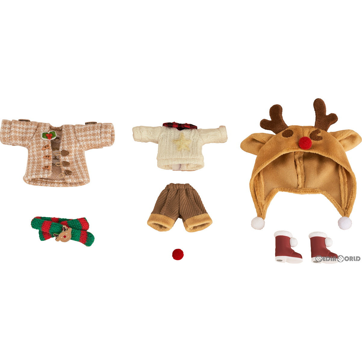 【新品即納】[FIG] ねんどろいどどーる おようふくセット 2022クリスマス:Boy フィギュア用アクセサリ グッドスマイルアーツ上海(20221217)