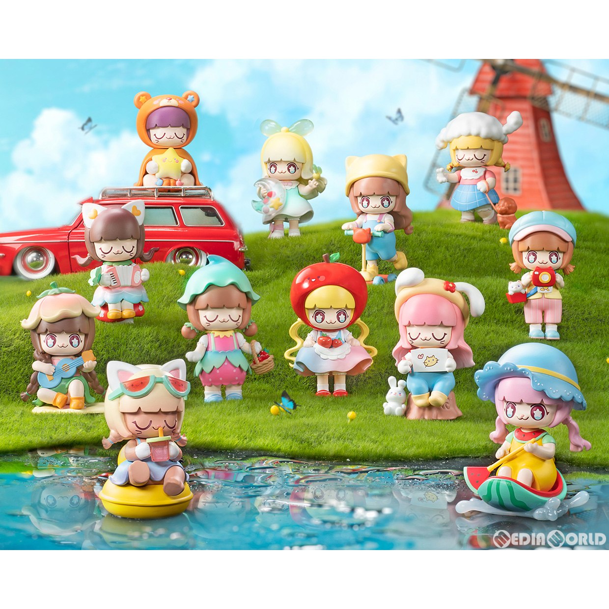 【新品即納】[BOX][FIG] BLINDBOX KIMMY&MIKI おでかけシリーズ トレーディングフィギュア(10個) 52TOYS(20230216)