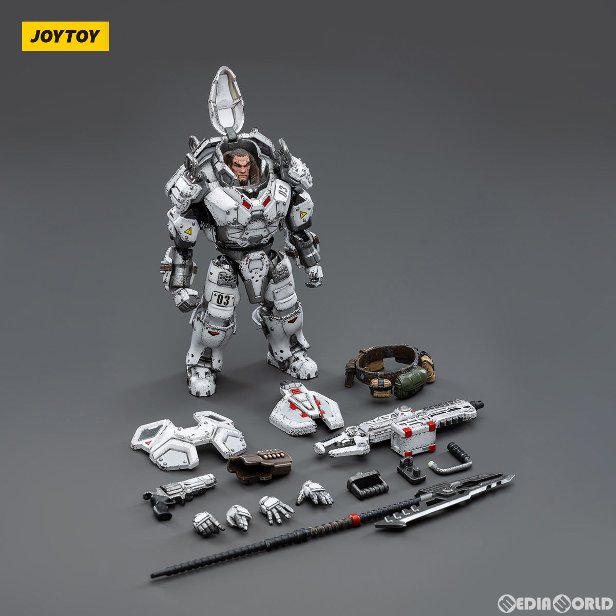 【新品即納】[FIG] 悽愴たる遠征軍 白鉄騎兵隊第九連隊 重火力使い 戦星辰-バトル フォー ザ スターズ- 1/18 アクションフィギュア JOYTOY(ジョイトイ) (20230325)