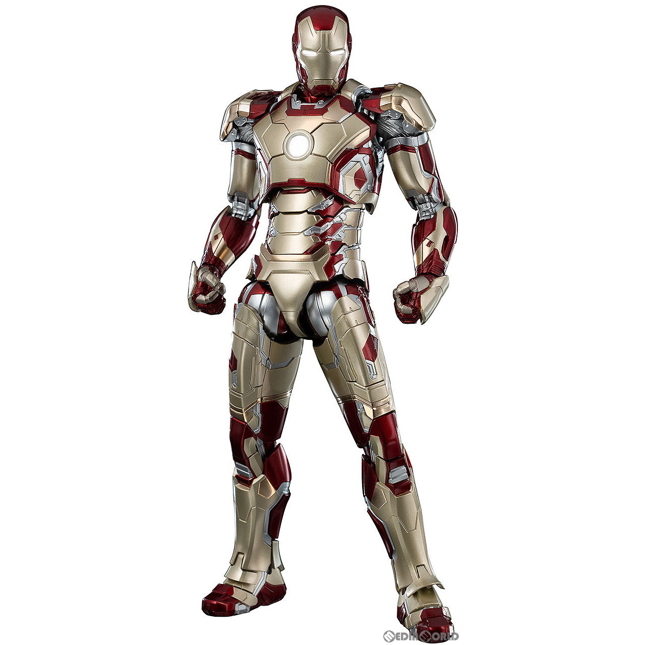 【新品即納】[FIG] DLX Iron Man Mark 42(DLX アイアンマン・マーク42) Marvel Studios: The Infinity Saga(マーベル・スタジオ: インフィニティ・サーガ) 1/12 完成品 可動フィギュア threezero(スリーゼロ) (20230326)