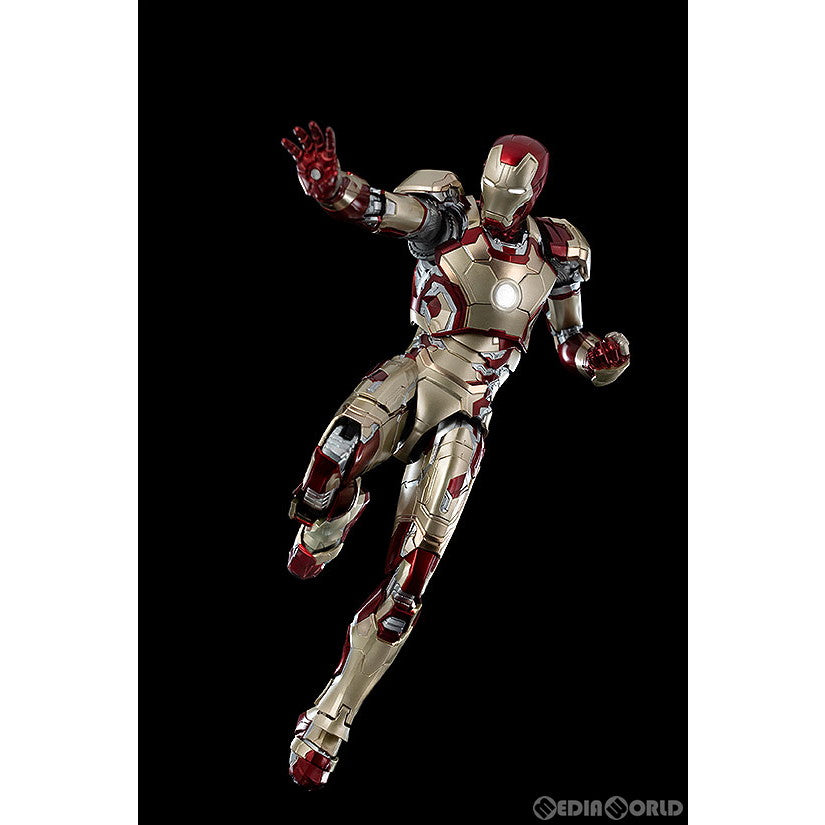 【新品即納】[FIG] DLX Iron Man Mark 42(DLX アイアンマン・マーク42) Marvel Studios: The Infinity Saga(マーベル・スタジオ: インフィニティ・サーガ) 1/12 完成品 可動フィギュア threezero(スリーゼロ) (20230326)