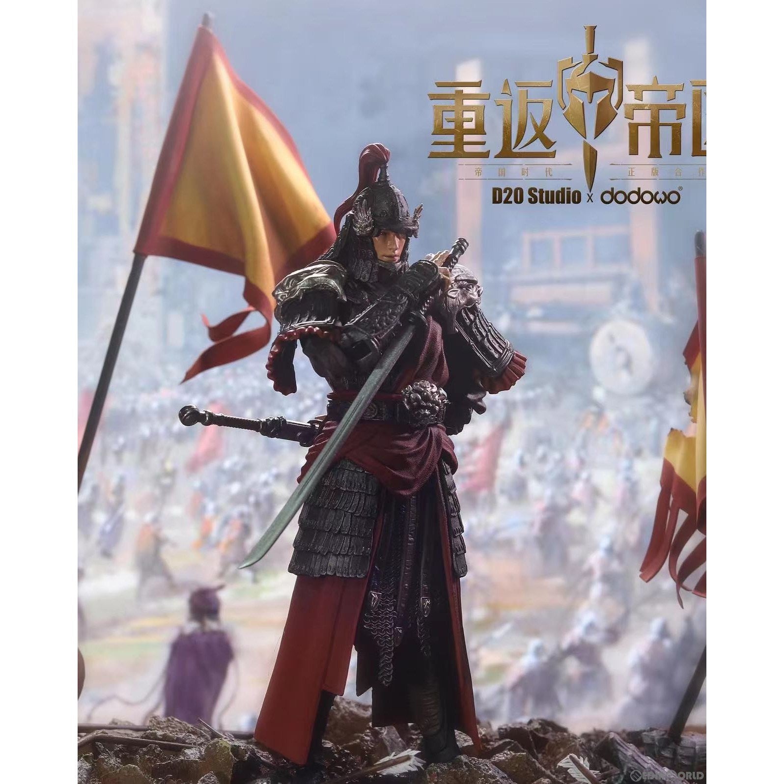 新品即納】[FIG]DAWN OF KINGDOMS 中華剣士(銀) 1/12 完成品