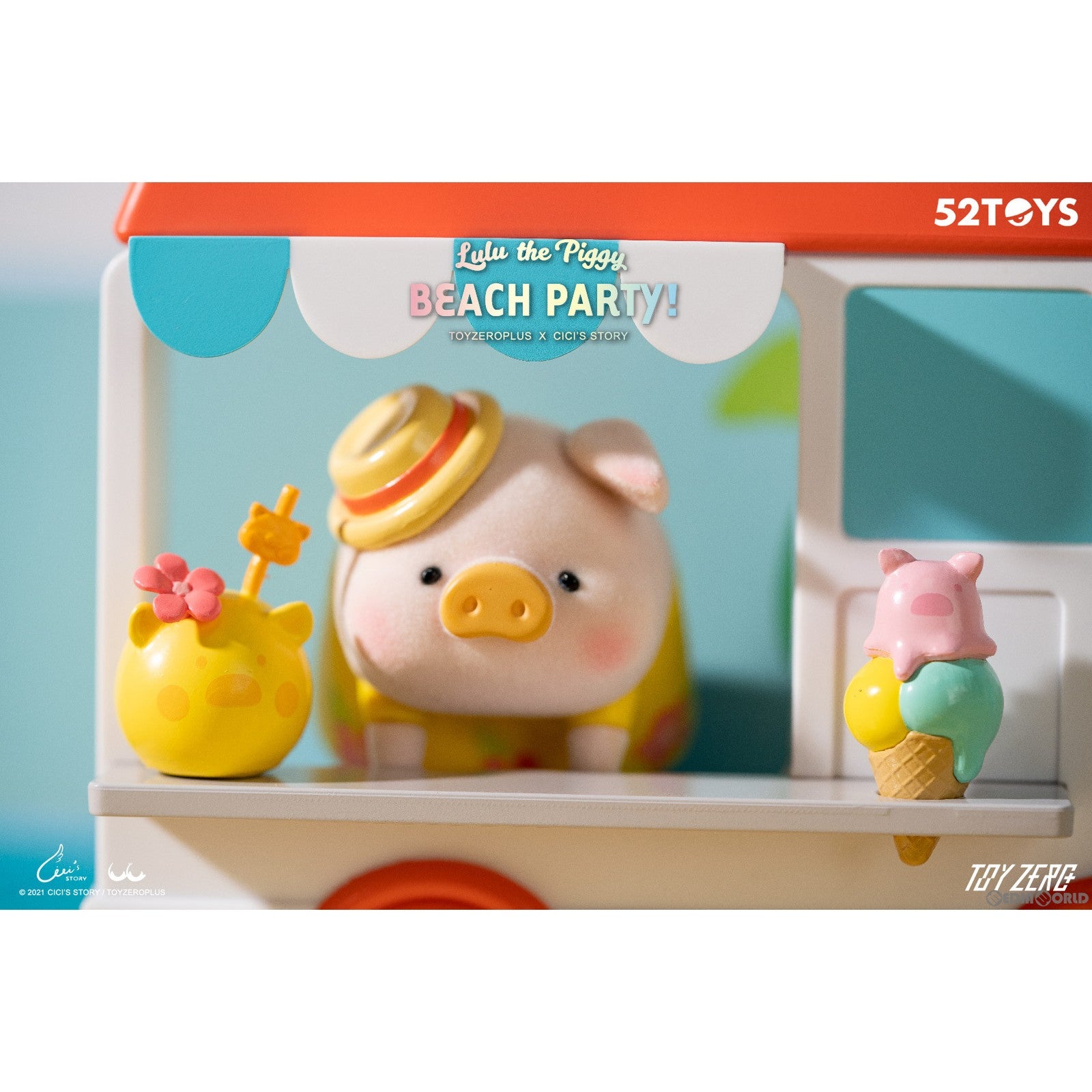 【新品即納】[FIG] TOYZEROPLUS×CICI'S STORY 子豚LULU アイスクリームトラックセット 完成品 フィギュア TOYZEROPLUS(トイゼロプラス) (20230331)