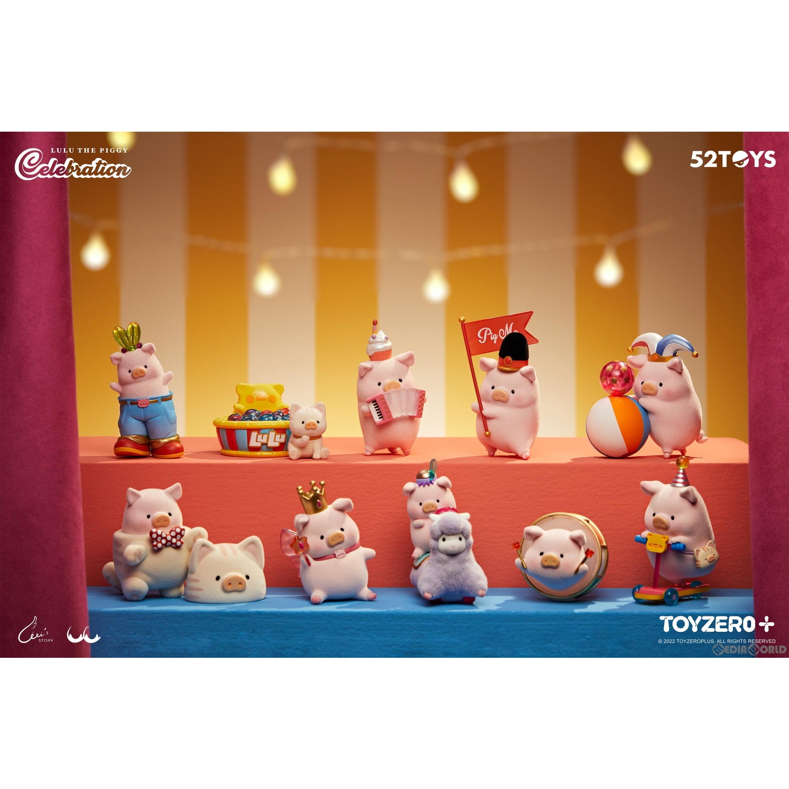 【新品即納】[BOX][FIG] TOYZEROPLUS×CICI'S STORY 子豚LULU セレブレイション シリーズ トレーディングフィギュア(8個) TOYZEROPLUS(トイゼロプラス) (20230330)