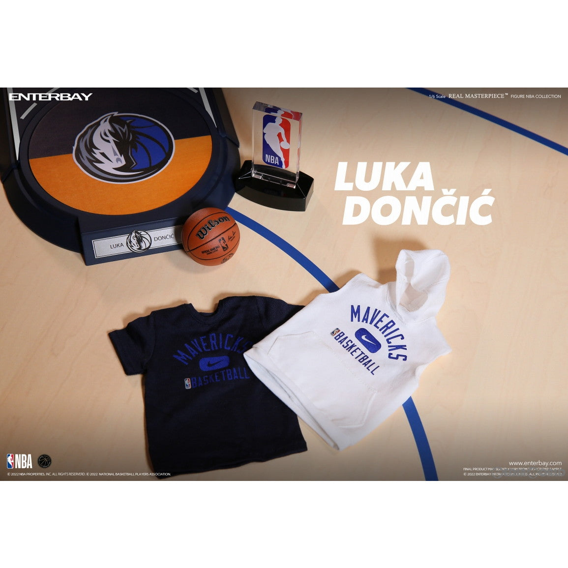 【新品即納】[FIG] リアルマスターピース NBAコレクション ルカ・ドンチッチ 1/6 コレクティブル フィギュア 完成品 可動フィギュア ENTERBAY(エンターベイ) (20230531)